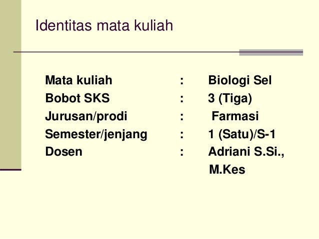 Contoh Soal Biologi Sel Farmasi  Soal Kelasmu