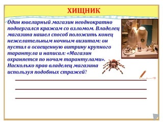 Класс Паукообразные