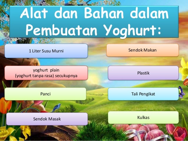 Biologi Cara Membuat Yoghurt Alami