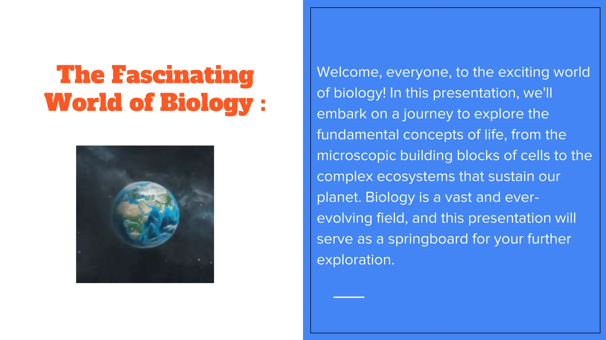 Introduction To Science Of Biology Pptx
