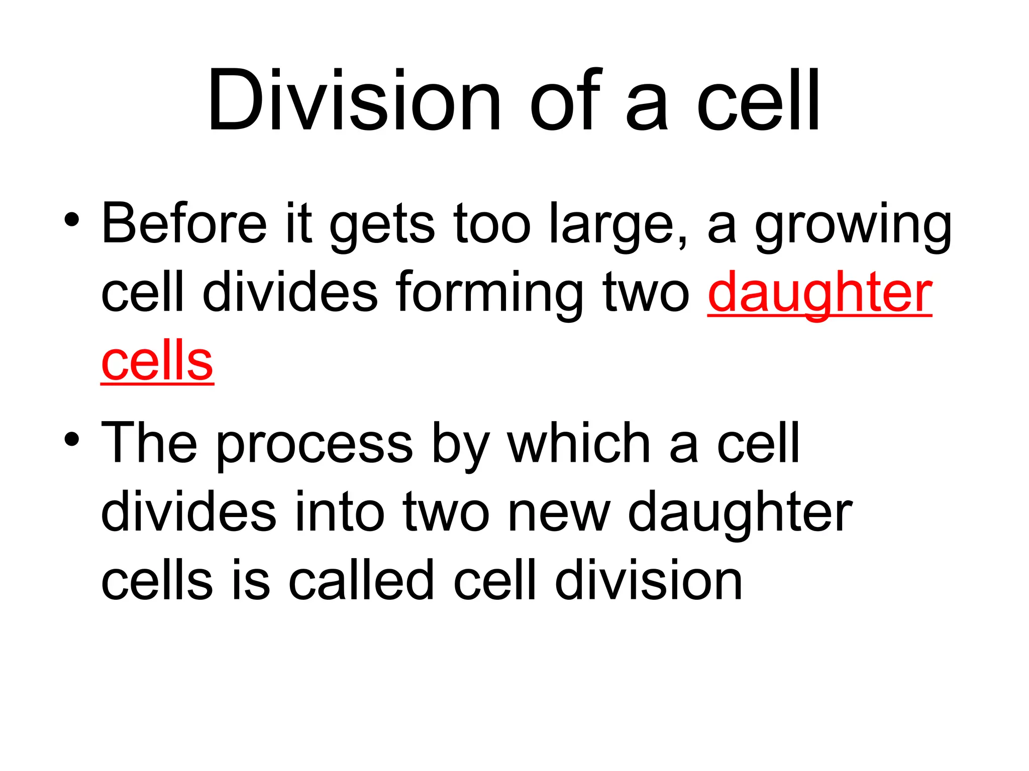 Biology - Chp 10 - Cell Growth And Reproduction - PowerPoint | PPT