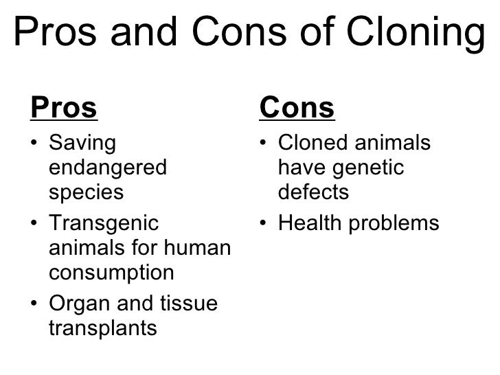 pros and cons of genetic engineering