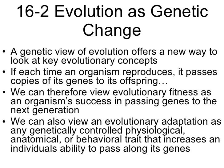Biology Chp 16 Evolution Of Populations Powerpoint
