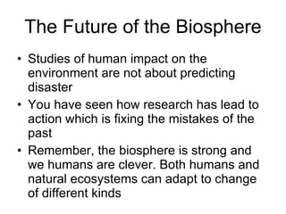 Biology - Chp 6 - Humans In The Biosphere - PowerPoint | PPT