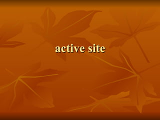 active site 