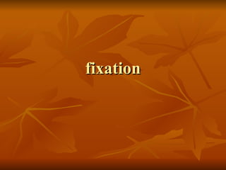 fixation 