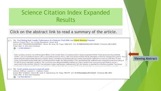 Science Citation Index Expanded
Results
Click on the abstract link to read a summary of the article.

Viewing Abstract

 