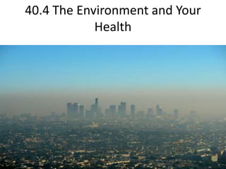 40.4 The Environment and Your Health 