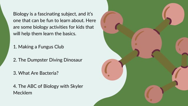 Biology Activities for Kids - LogicLearning | PDF | Biological Sciences ...