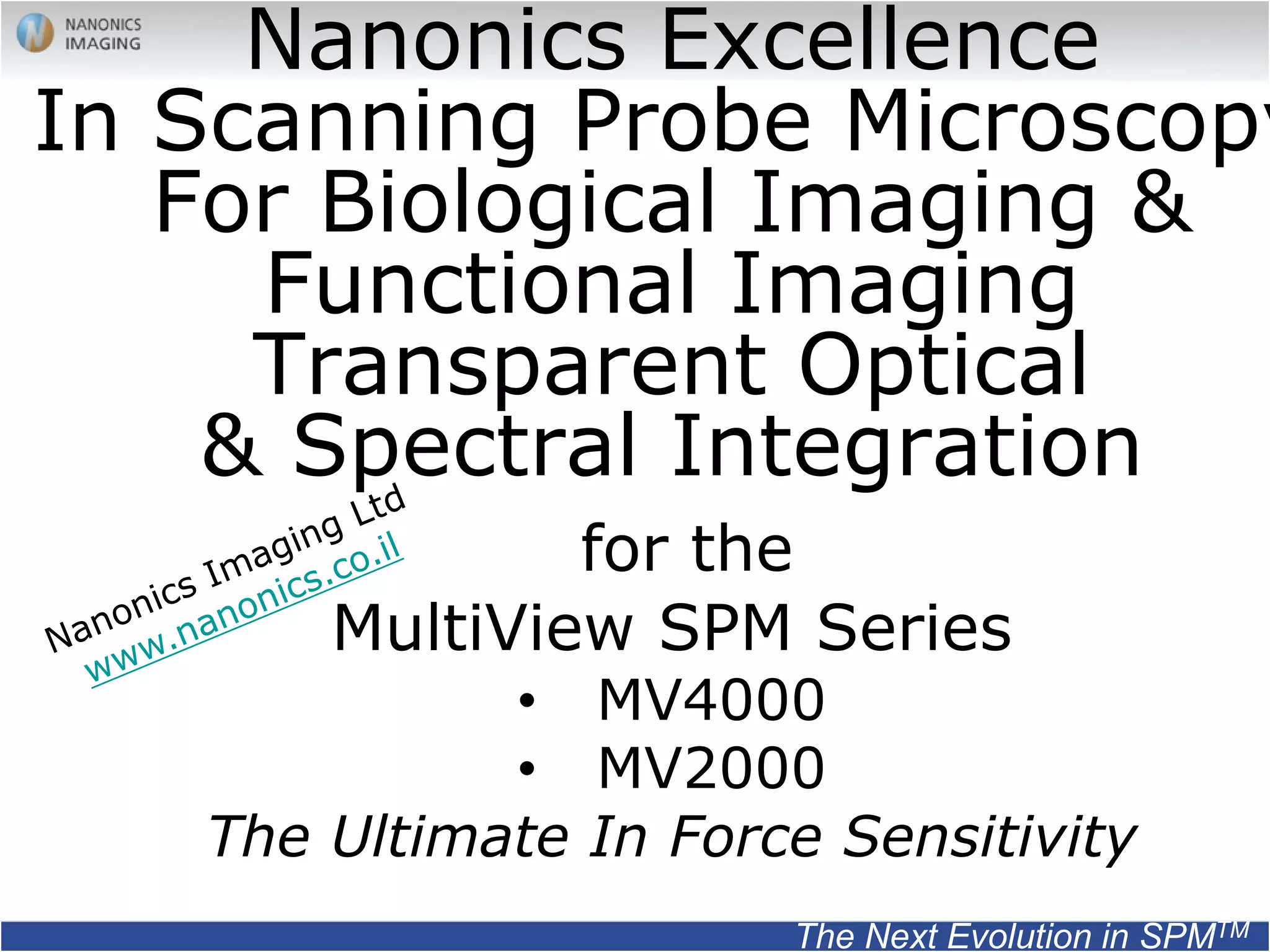 Biology Applications Nanonics PPT
