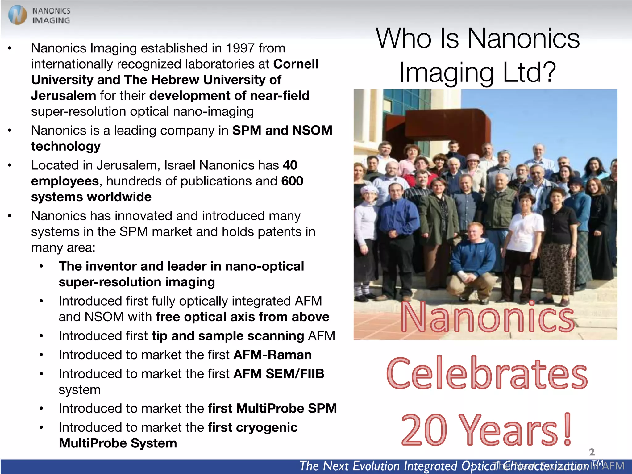 Biology Applications Nanonics PPT
