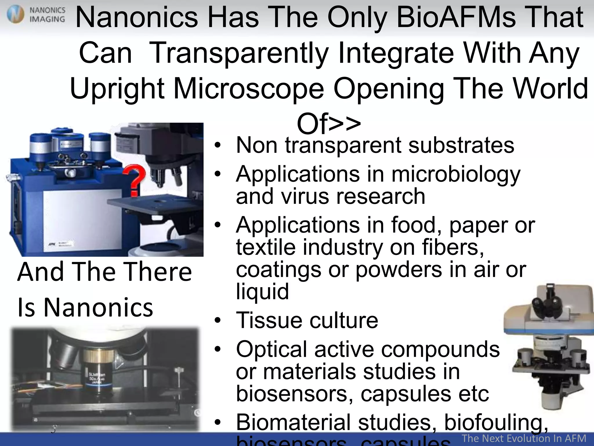 Biology Applications Nanonics PPT