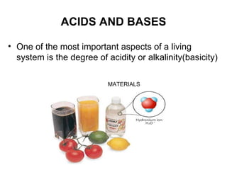 ACIDS AND BASES ,[object Object],MATERIALS 