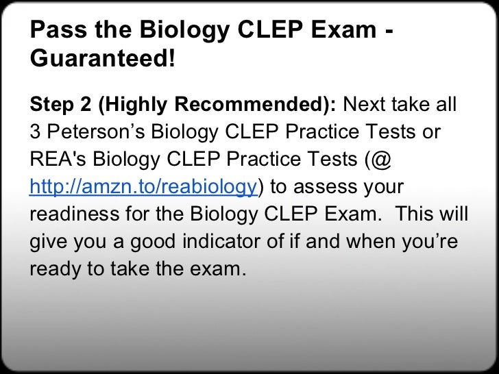 Biology CLEP Study Guides & Biology CLEP Practice Tests