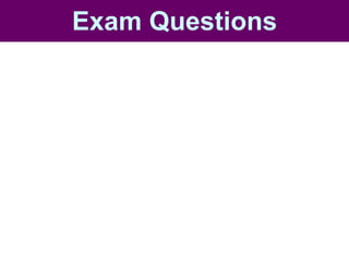 Exam Questions 