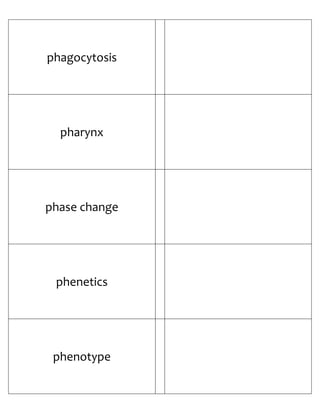 Biology Flash Cards 4