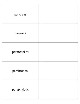 Biology Flash Cards 4