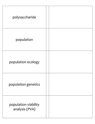 Biology Flash Cards 4