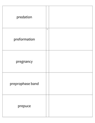 Biology Flash Cards 4
