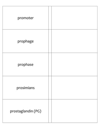 Biology Flash Cards 4