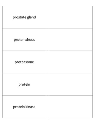 Biology Flash Cards 4