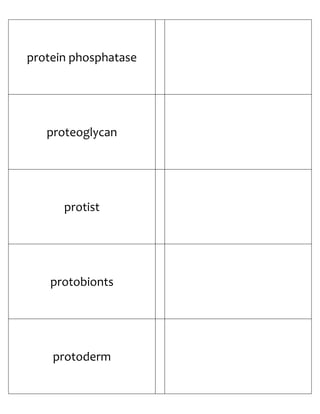 Biology Flash Cards 4