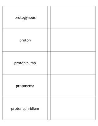 Biology Flash Cards 4