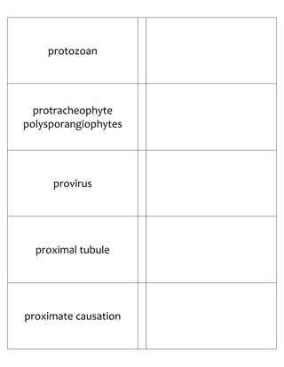 Biology Flash Cards 4