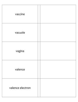 Biology Flash Cards 4