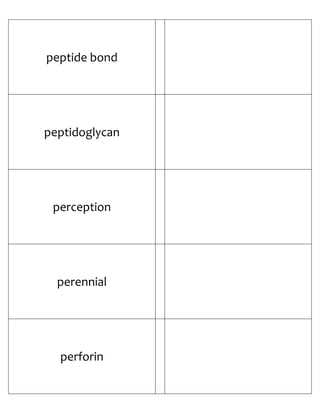 Biology Flash Cards 4