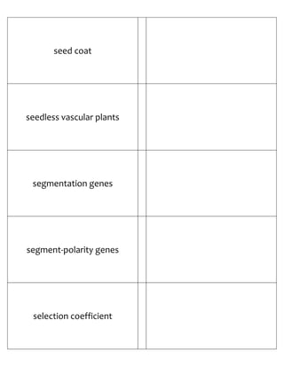 Biology Flash Cards 5