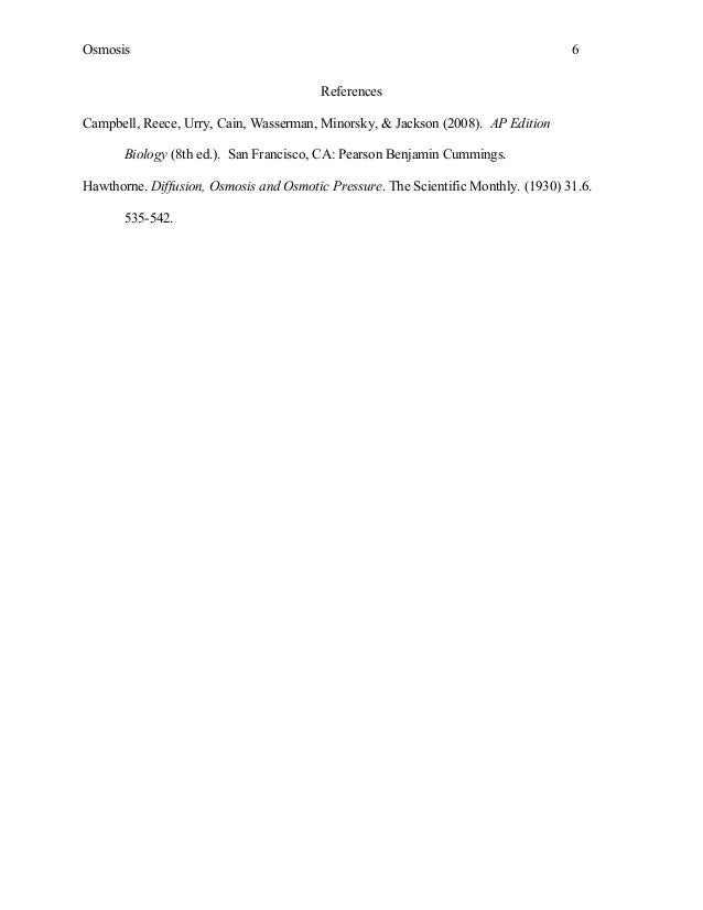 osmosis and diffusion lab report