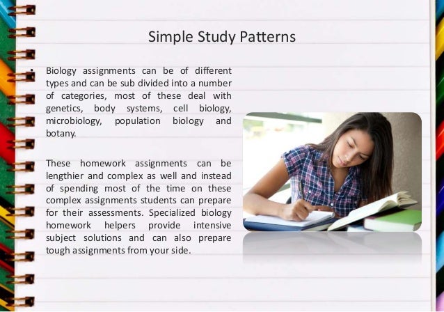 Botany homework help