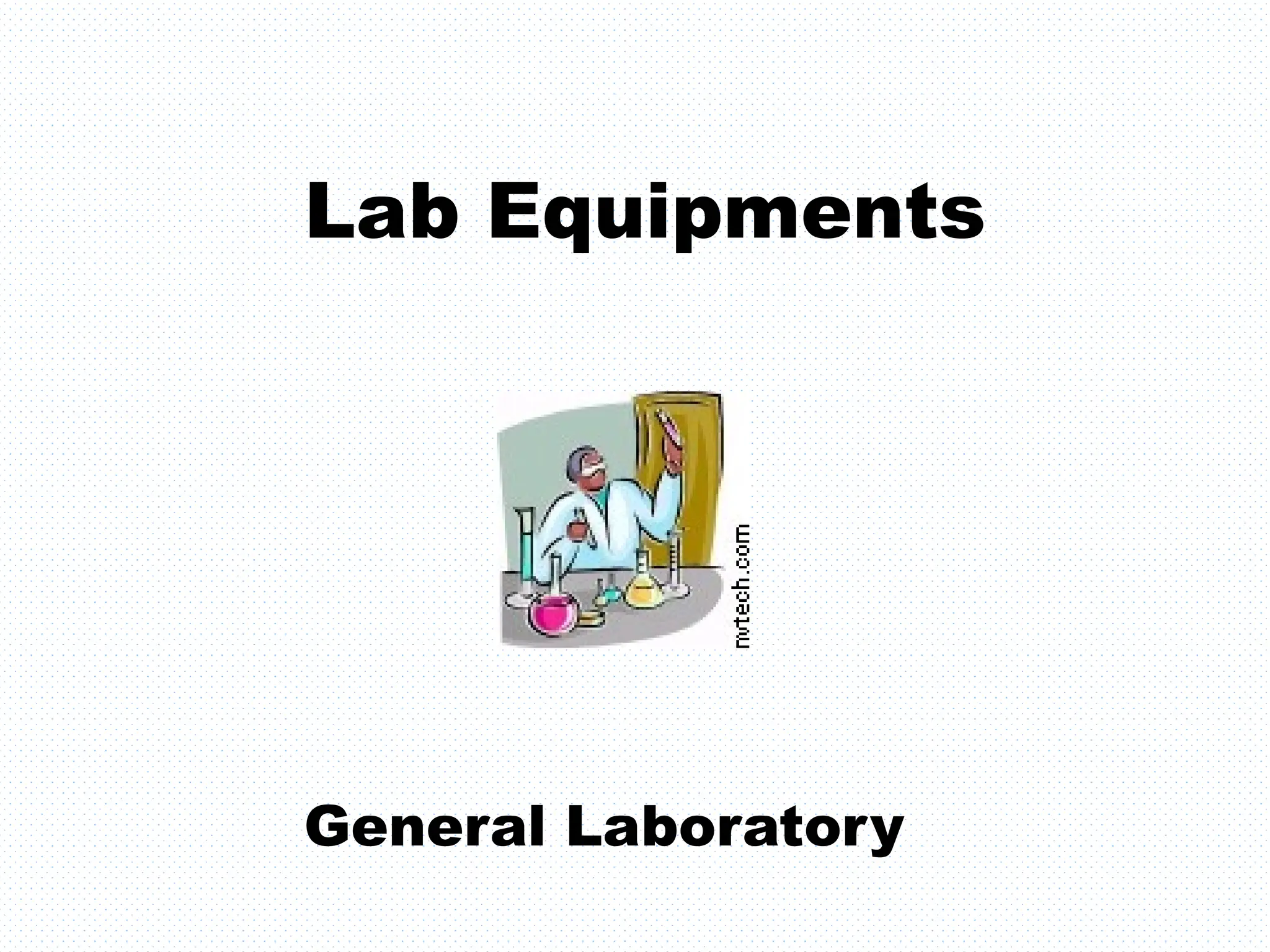 Lab Instrument Presentation Science Laboratory Equipment Ppt
