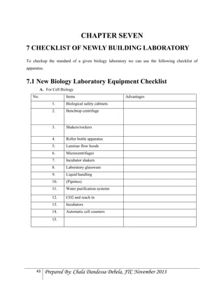 Biology laboratory technique best edited by Chala Dandessa | PDF