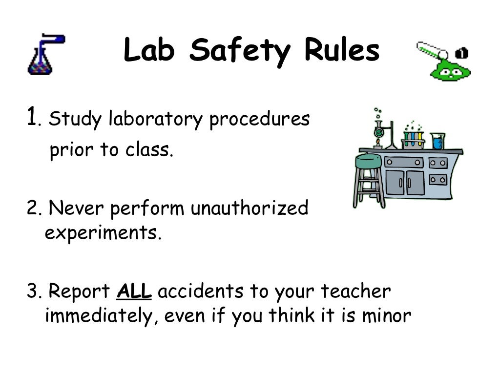 Biology lab safety