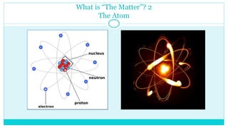 What is “The Matter”? 2
The Atom
 