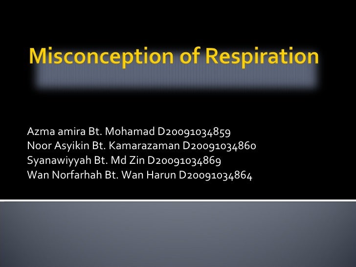 Biology misconception