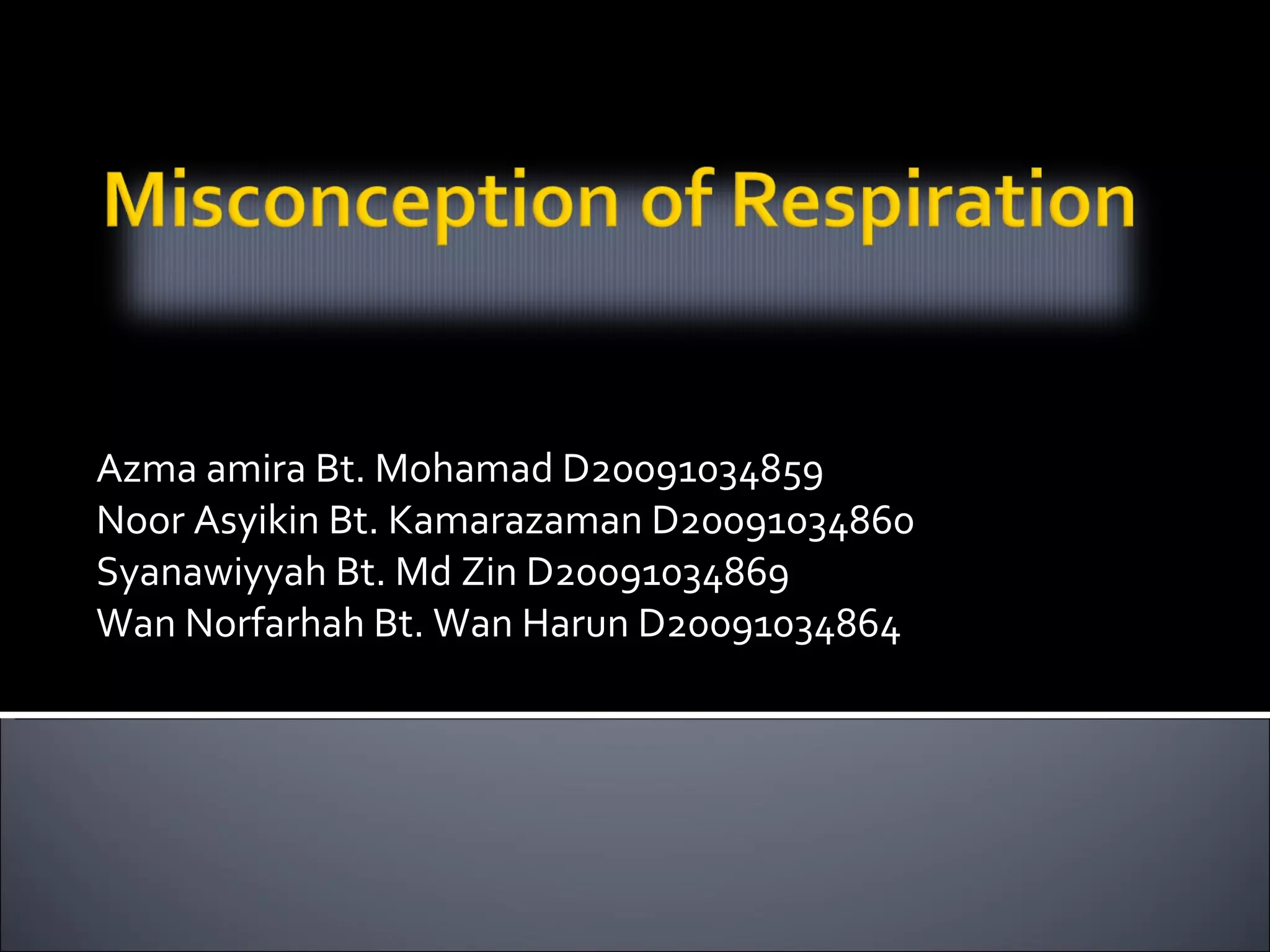 Azma amira Bt. Mohamad D20091034859 Noor Asyikin Bt. Kamarazaman D20091034860 Syanawiyyah Bt. Md Zin D20091034869 Wan Norfarhah Bt. Wan Harun D20091034864 