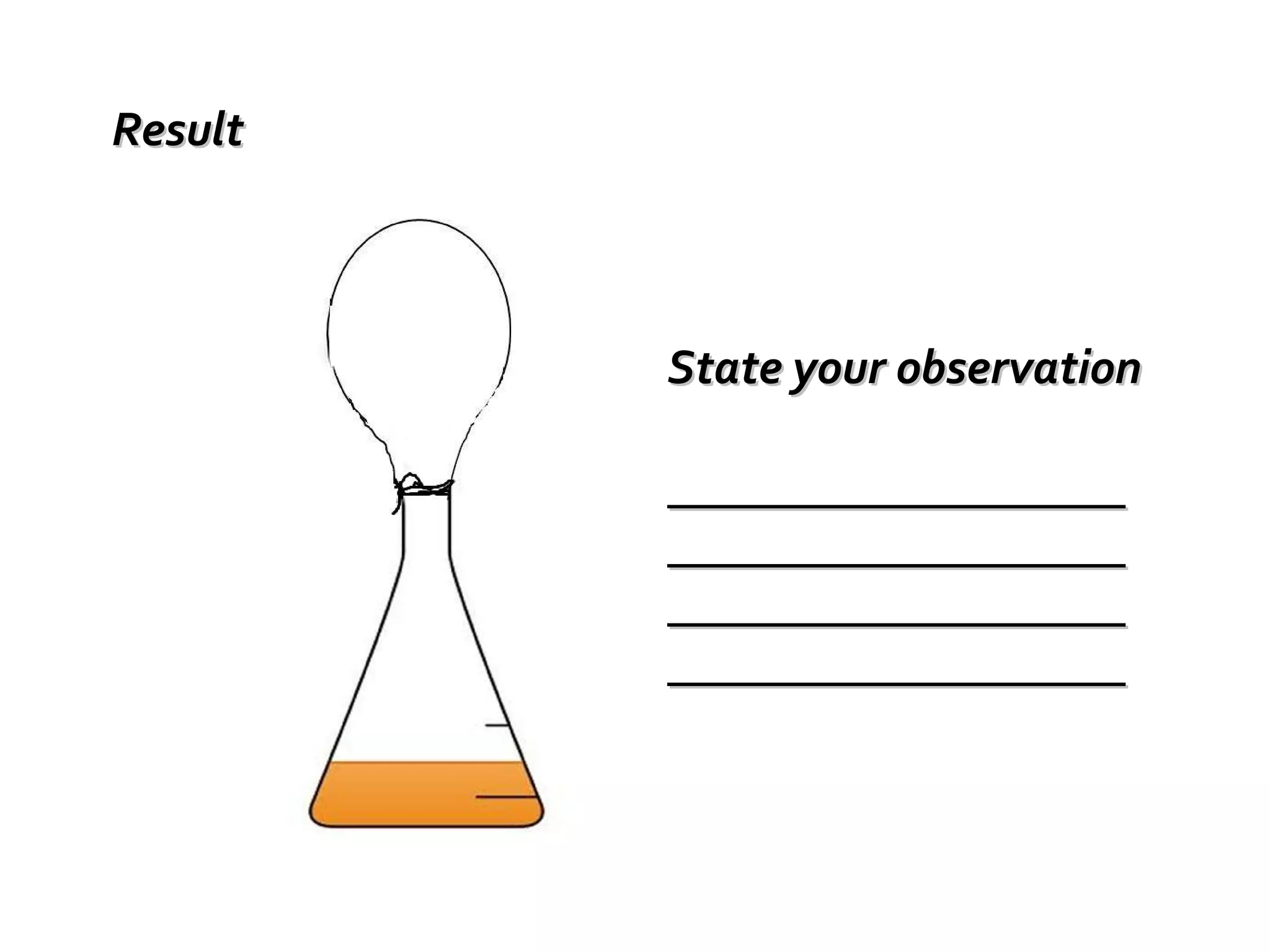 Result State your observation ____________________________________________________________________________ 