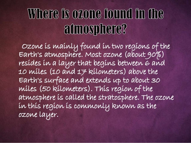 Ozone layer and its depletion pdf