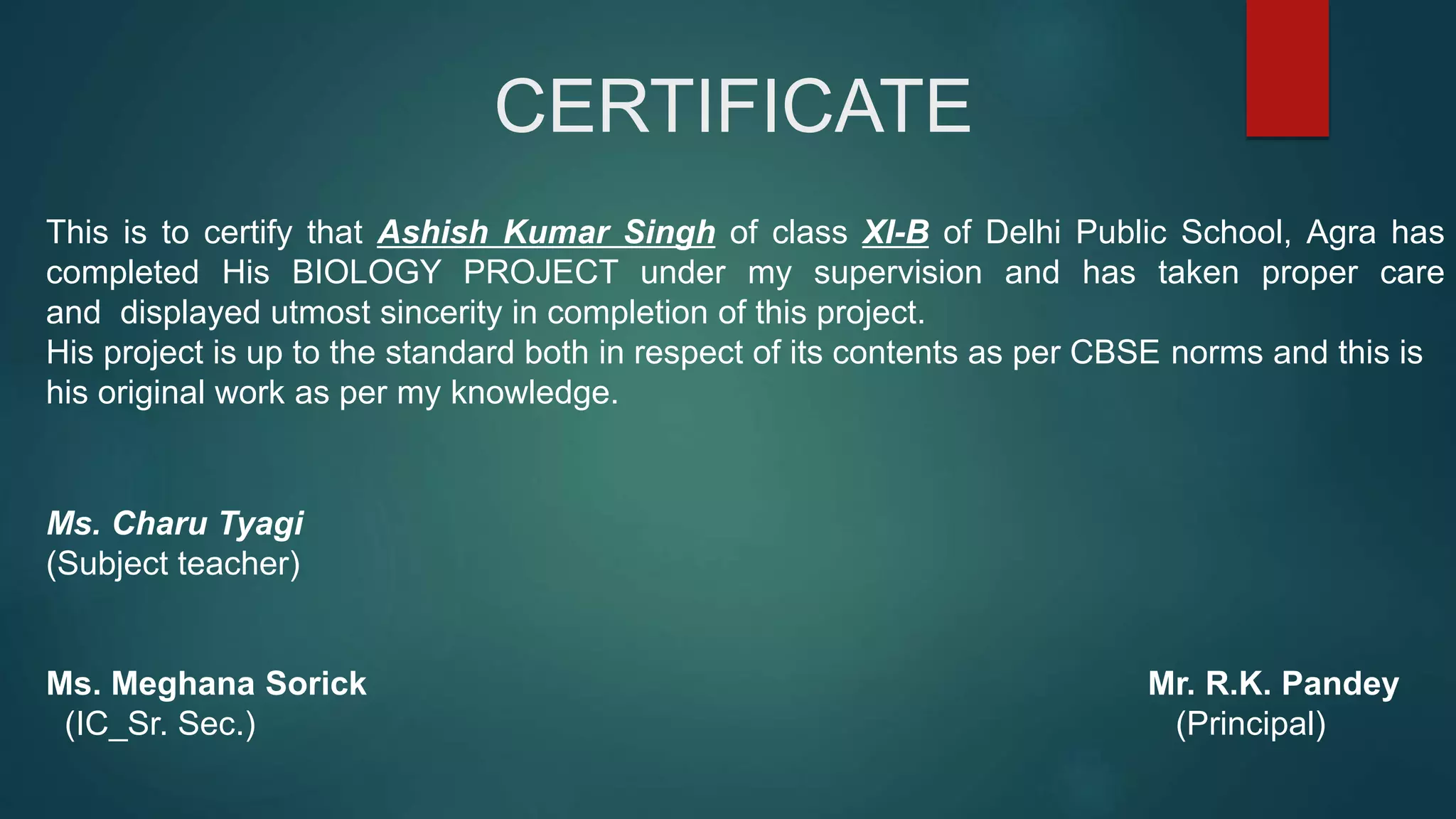 Biology project on Kingdom Monera | PPTX