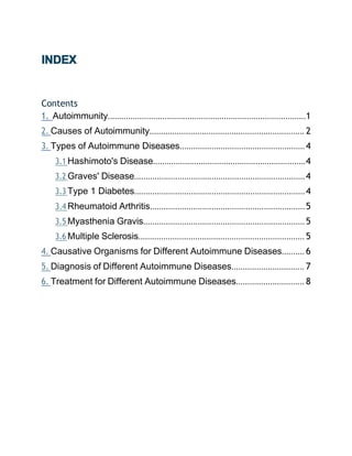 Comprehensive Overview of Autoimmune Diseases: Causes, Types, Diagnosis ...