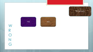 W
R
O
N
G
NO
TRY AGAIN
YES
 