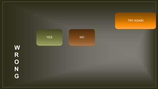 W
R
O
N
G
NOYES
TRY AGAIN
 