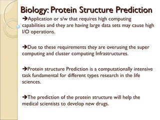 Biology protein structure in cloud computing | PPT | Cloud Computing ...