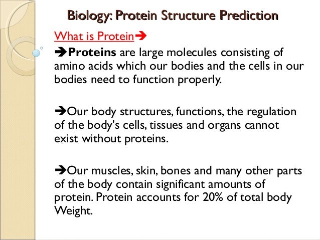 Biology Protein Structure