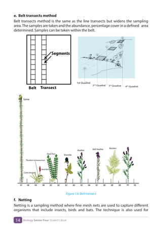 Netting Sampling Method Biology S4 SB.pdf document from Rwanda. | PDF