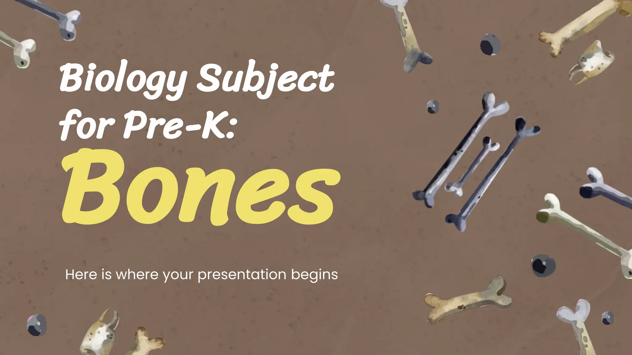 Biology Subject for PreK_ Bones by Slidesgo.pptx