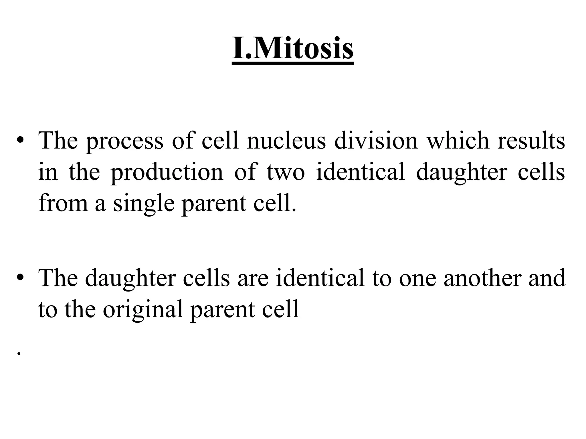 Biology theory 5 (cell division in Eukaryotic cell)